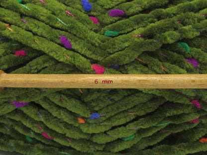 Chenille Baby Tweed Jungle Green fnt2-84403