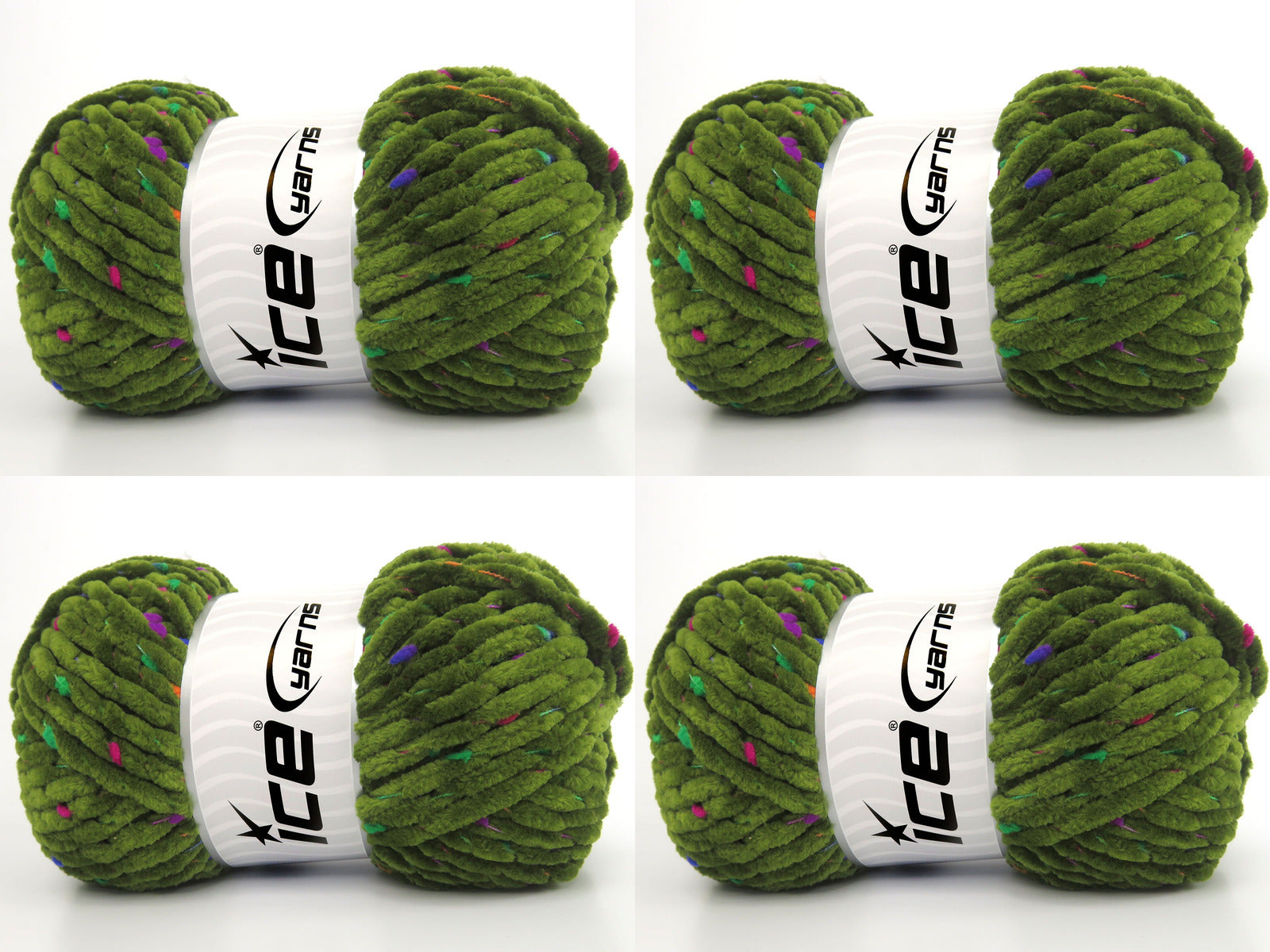 Chenille Baby Tweed Jungle Green fnt2-84403