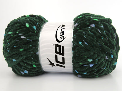 Chenille Baby Tweed Dark Green fnt2-84404