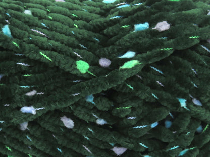 Chenille Baby Tweed Dark Green fnt2-84404