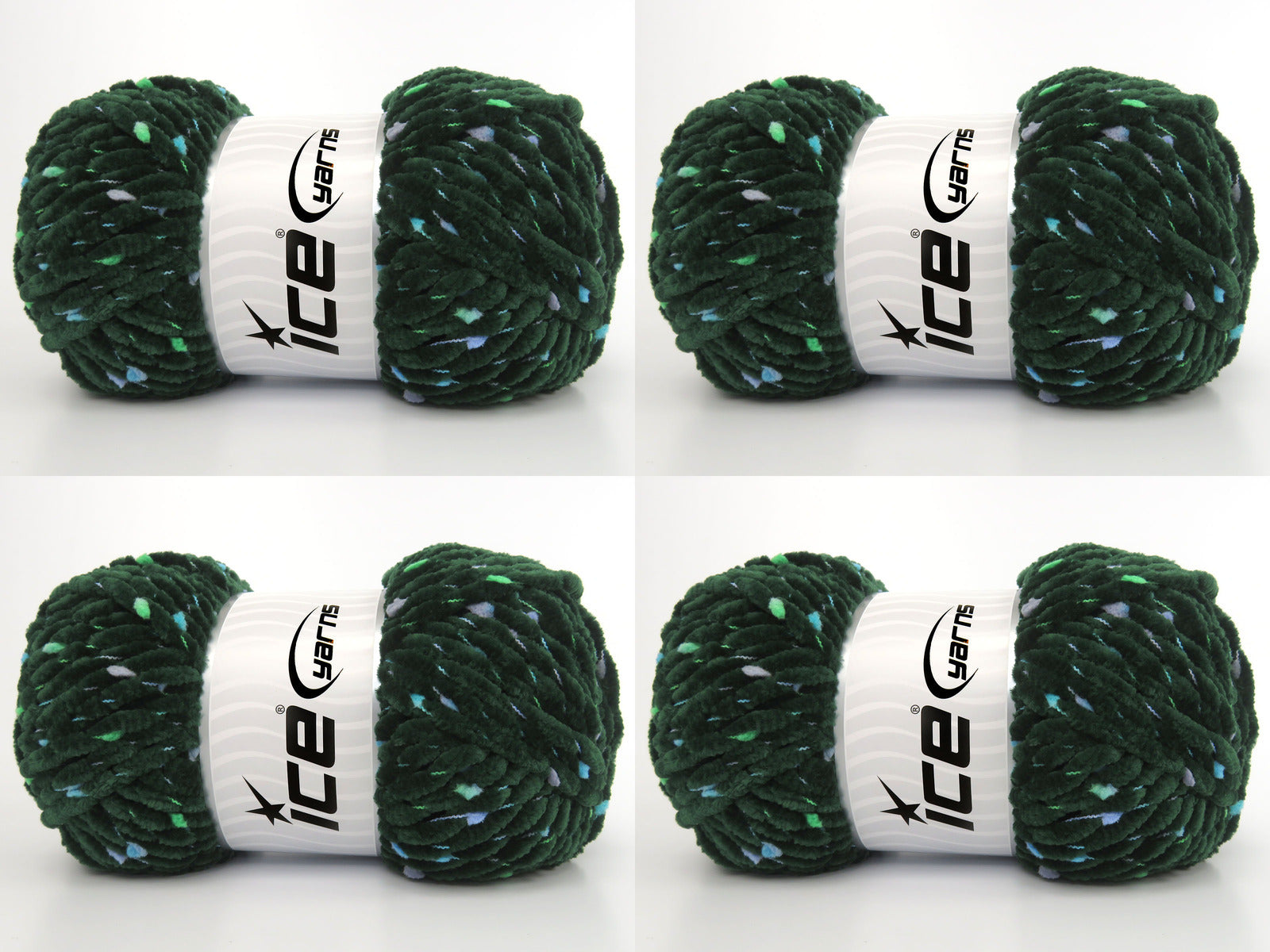 Chenille Baby Tweed Dark Green fnt2-84404