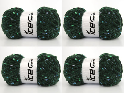 Chenille Baby Tweed Dark Green fnt2-84404