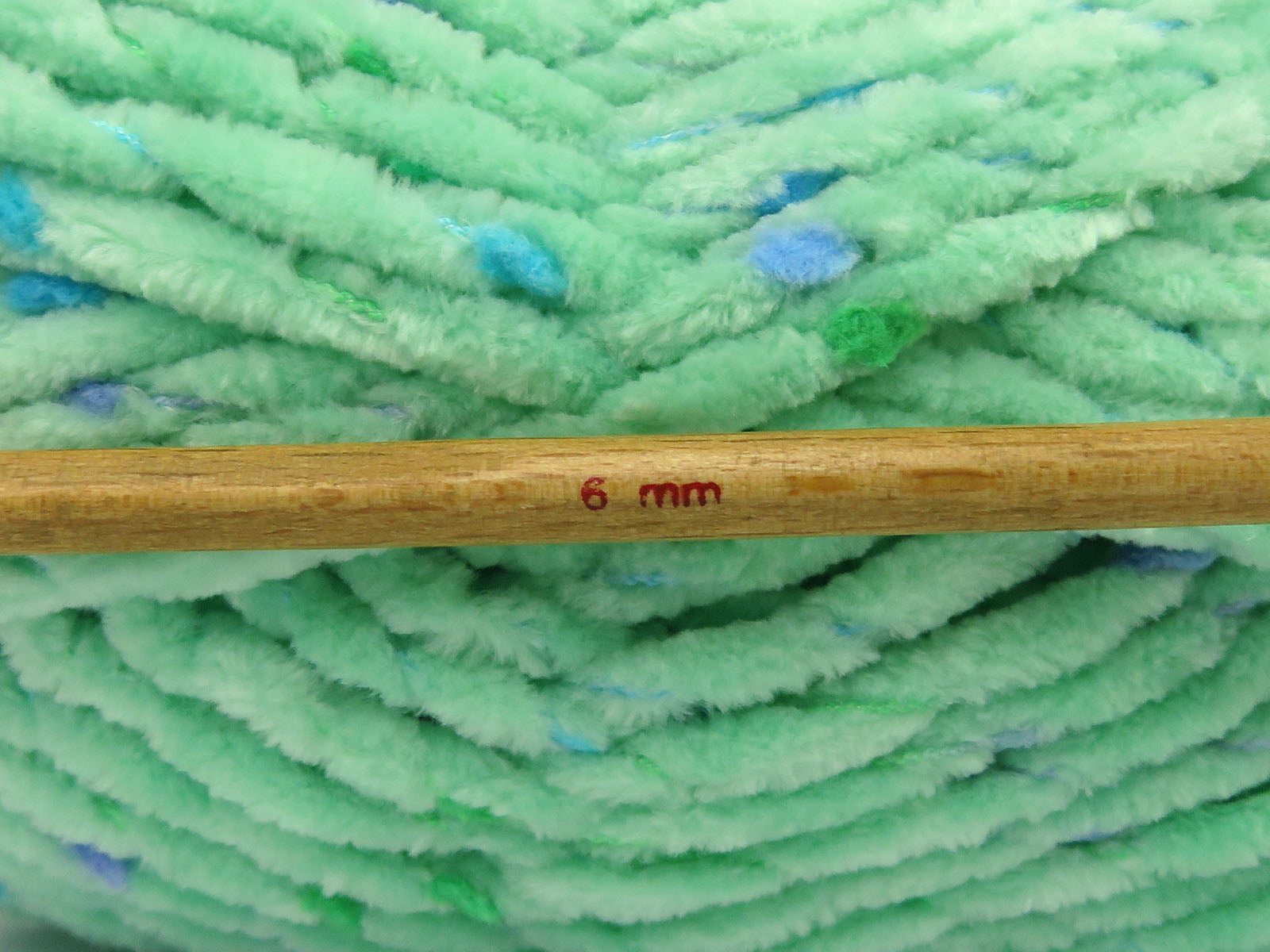 Chenille Baby Tweed Mint Green fnt2-84406