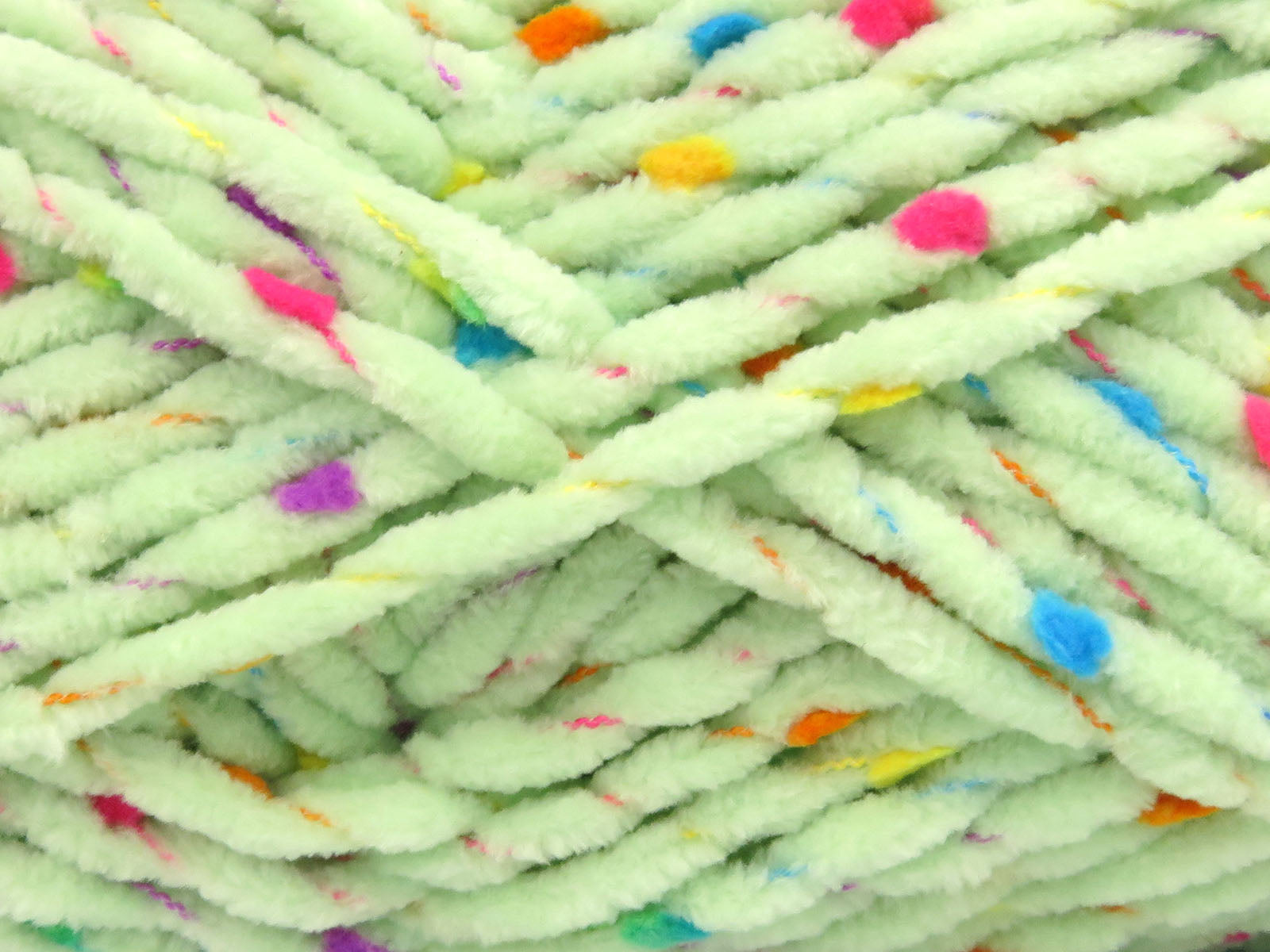 Chenille Baby Tweed Light Mint Green fnt2-84407