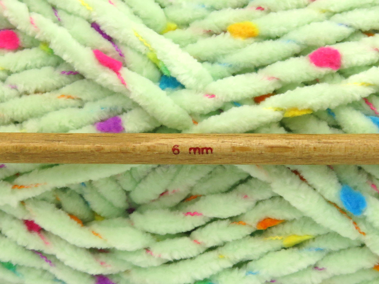 Chenille Baby Tweed Light Mint Green fnt2-84407