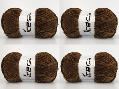 Chenille Baby Glitz Brown fnt2-84411