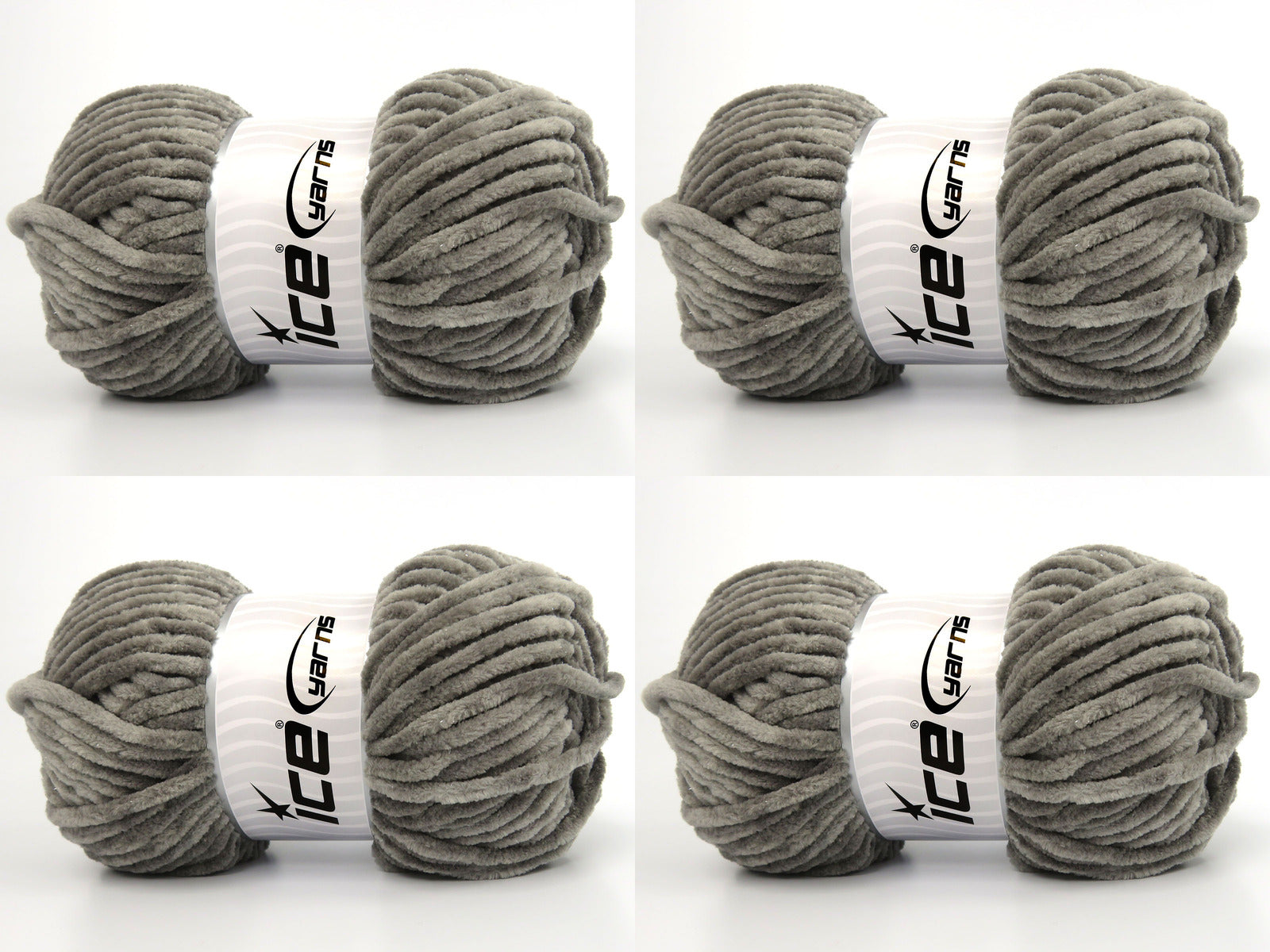 Chenille Baby Glitz Grey fnt2-84413