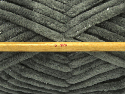 Chenille Baby Glitz Dark Grey fnt2-84414