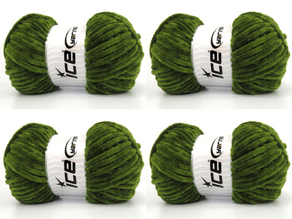 Chenille Baby Glitz Jungle Green fnt2-84415