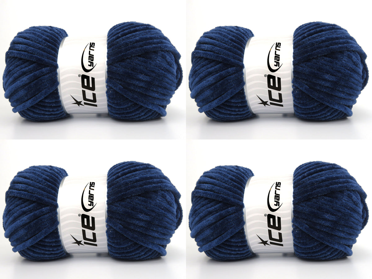 Chenille Baby Glitz Navy fnt2-84417