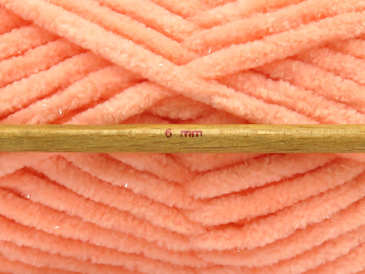 Chenille Baby Glitz Light Salmon fnt2-84423