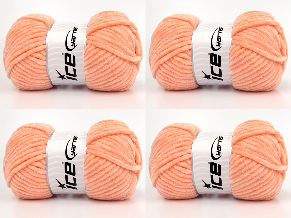 Chenille Baby Glitz Light Salmon fnt2-84423