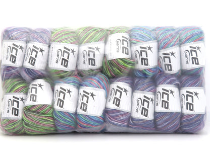 Mixed Lot Multicolor Picasso Yarns fnt2-84450