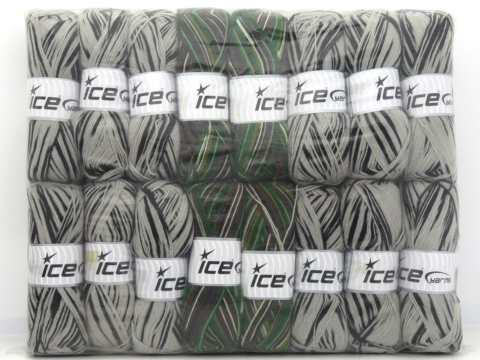 Mixed Lot Multicolor Sock Yarns fnt2-84465