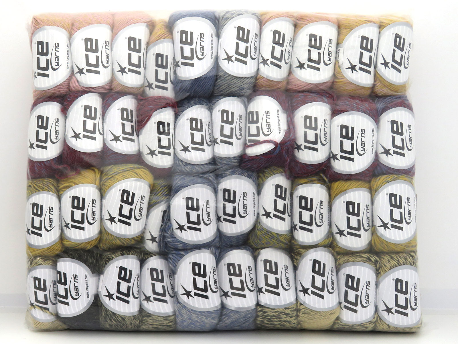 Mixed Lot Multicolor Winter Yarns fnt2-84466