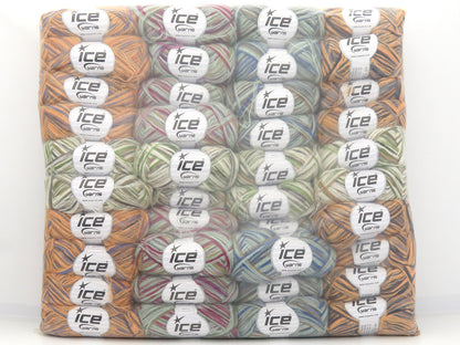 Mixed Lot Multicolor Winter Yarns fnt2-84469