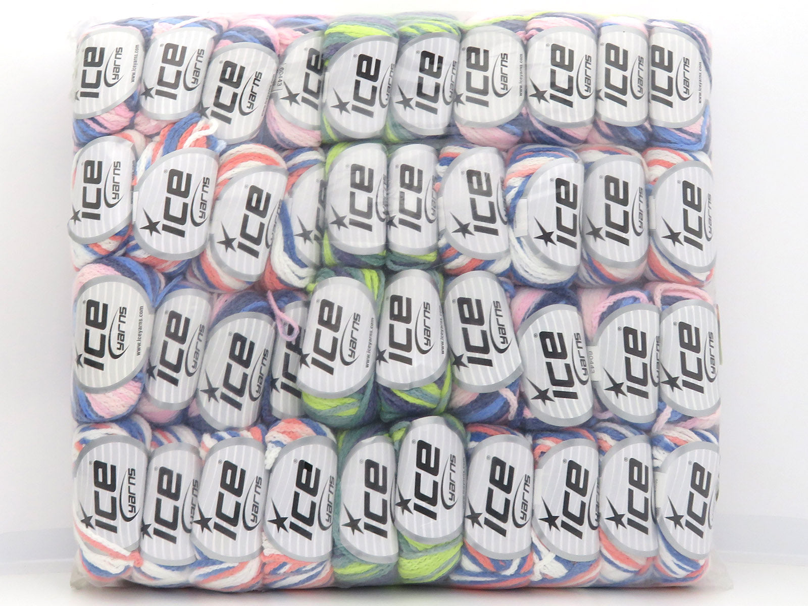 Mixed Lot Multicolor Chain Yarns fnt2-84473