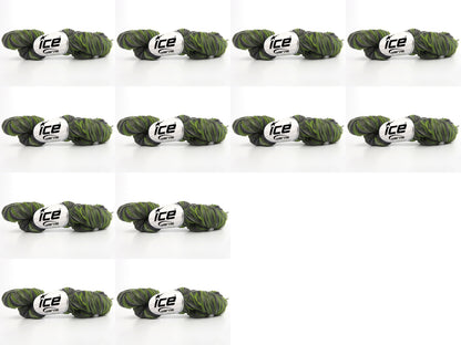 Spiral Air Ribbon Green Shades, Grey Shades fnt2-84496