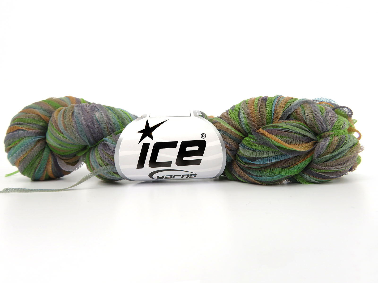 Spiral Air Ribbon Green, Grey, Orange, Turquoise fnt2-84498