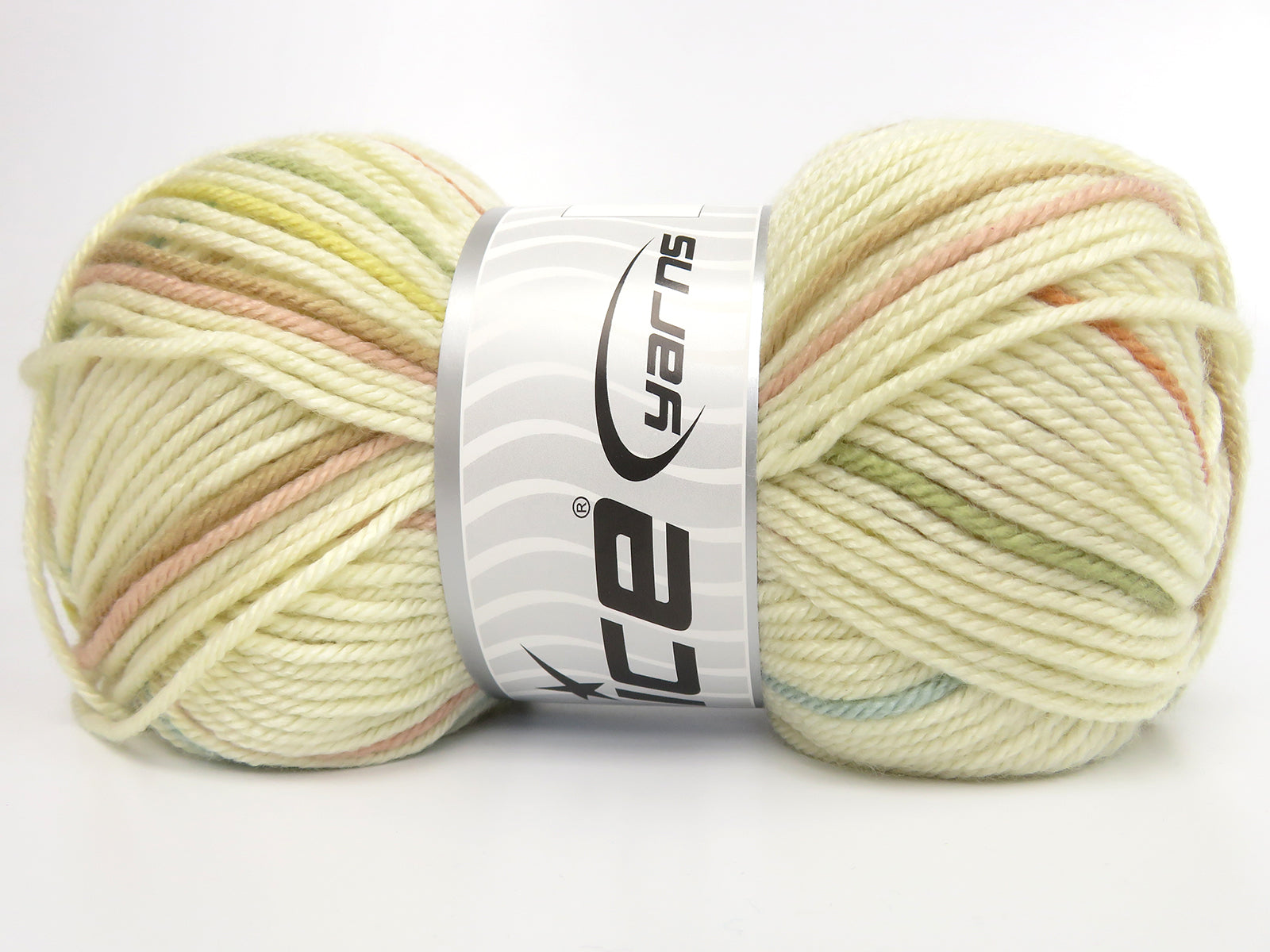 Design Line Cream, Khaki, Gold, Salmon, Turquoise fnt2-84517