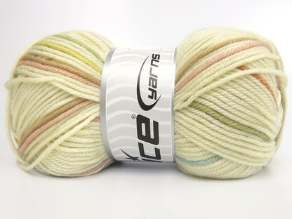 Design Line Cream, Khaki, Gold, Salmon, Turquoise fnt2-84517