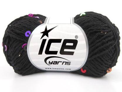 Cotone Paillette Black  fnt2-84552