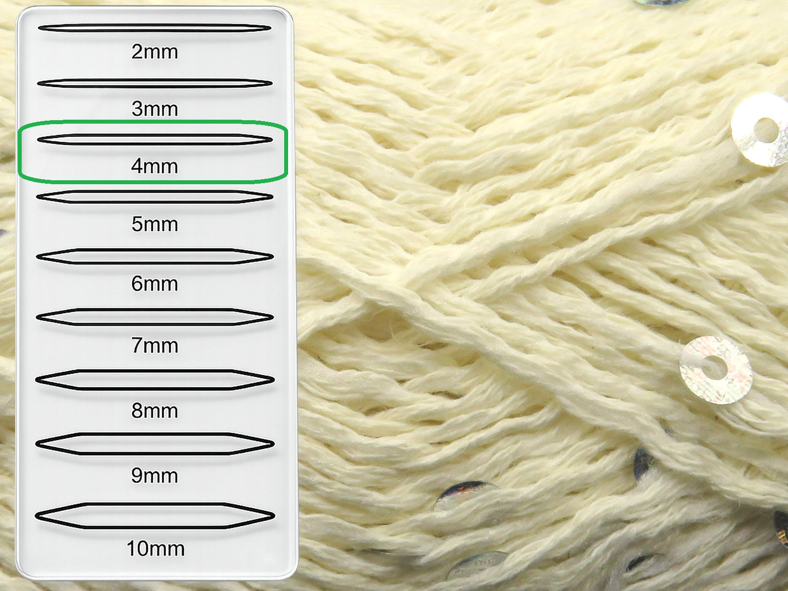 Cotone Paillette Cream  fnt2-84553