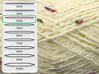 Cotone Paillette Cream  fnt2-84554