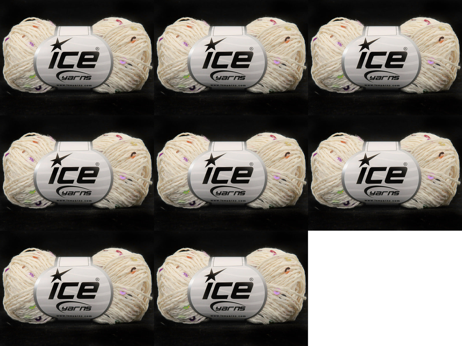 Cotone Paillette Cream  fnt2-84554