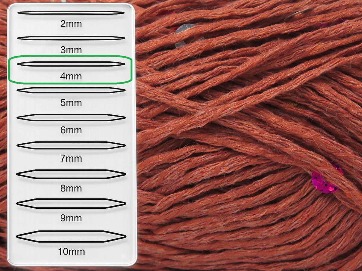 Cotone Paillette Terra Cotta  fnt2-84558