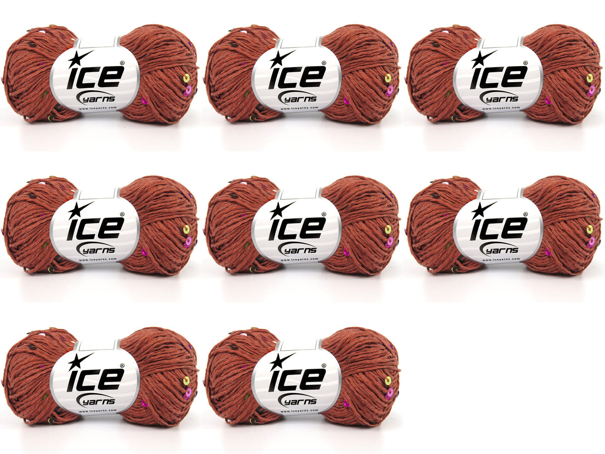 Cotone Paillette Terra Cotta  fnt2-84558