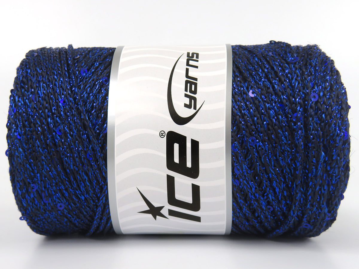 Macrame Glitz Paillette Navy  fnt2-84568