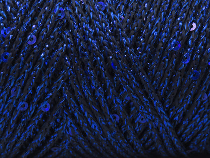Macrame Glitz Paillette Navy  fnt2-84568