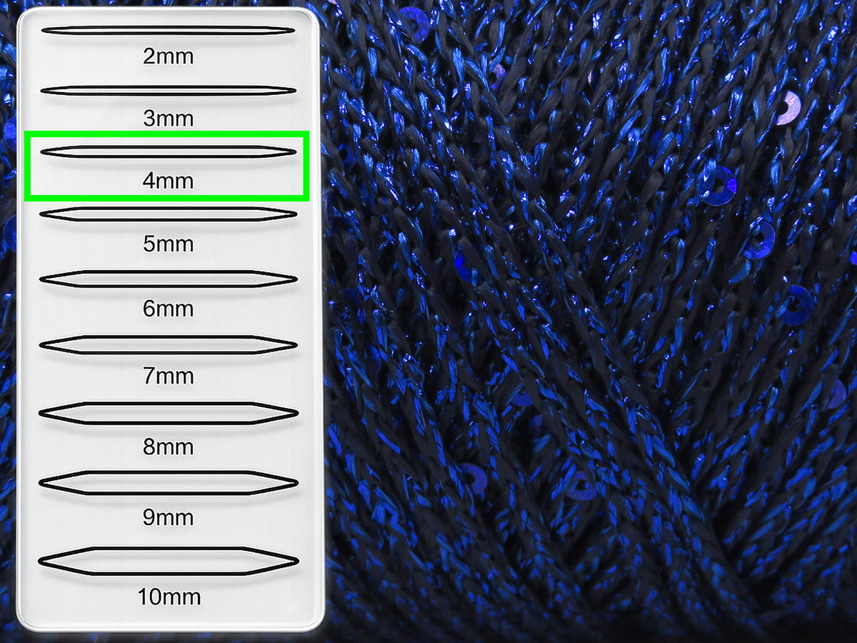 Macrame Glitz Paillette Navy  fnt2-84568