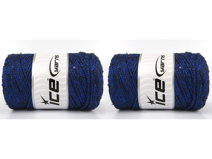 Macrame Glitz Paillette Navy  fnt2-84568