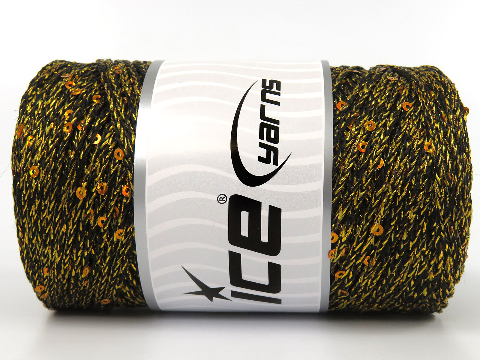 Macrame Glitz Paillette Gold, Black  fnt2-84570