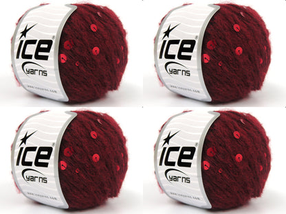 Lana Paillette Burgundy  fnt2-84581