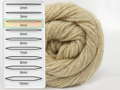 Merino Glitz Dark Cream fnt2-84602