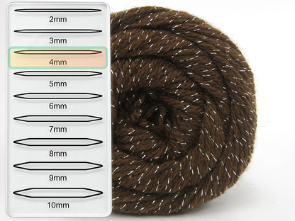 Merino Glitz Brown fnt2-84605