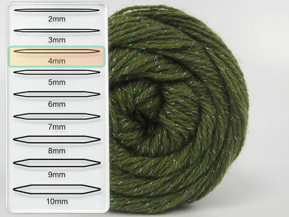 Merino Glitz Khaki fnt2-84609