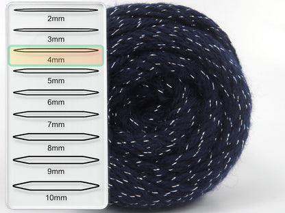 Merino Glitz Dark Navy fnt2-84610