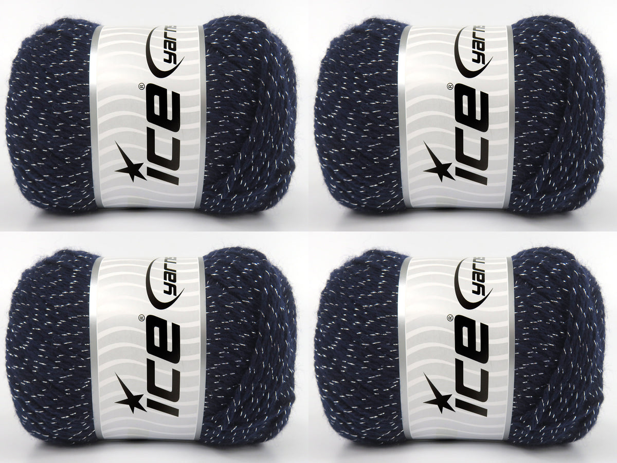 Merino Glitz Dark Navy fnt2-84610