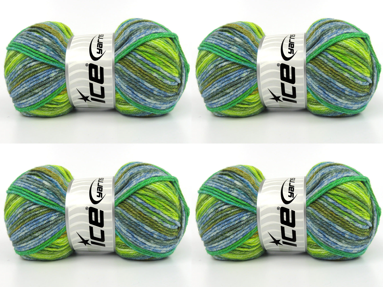 Cottonac Spray Blue Shades, Green Shades fnt2-84635