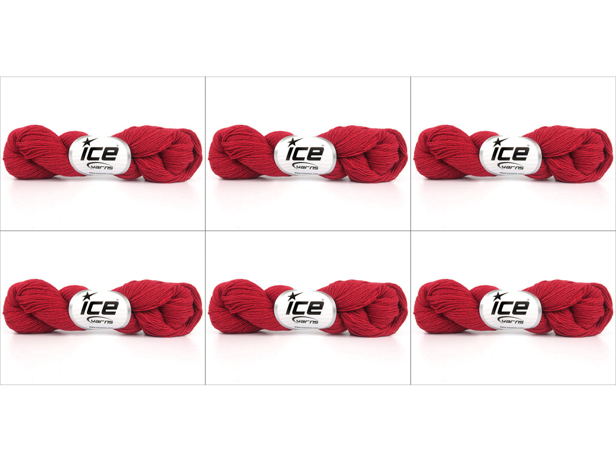 Merino Cotton Dark Red fnt2-84659