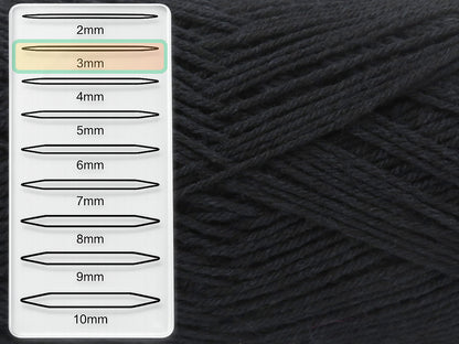 Bamboo Sock Unicolor Black fnt2-84670