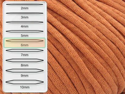 Ice Yarns Tube Cotton – Açık Bakır 2 – %70 Pamuk, %30 Polyester