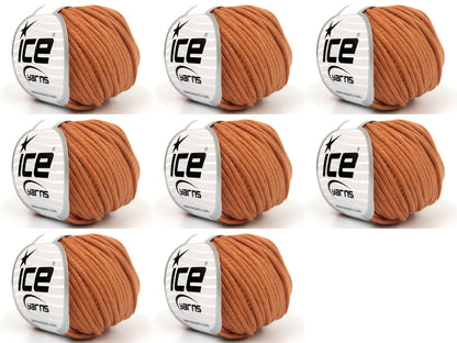 Ice Yarns Tube Cotton – Açık Bakır 2 – %70 Pamuk, %30 Polyester