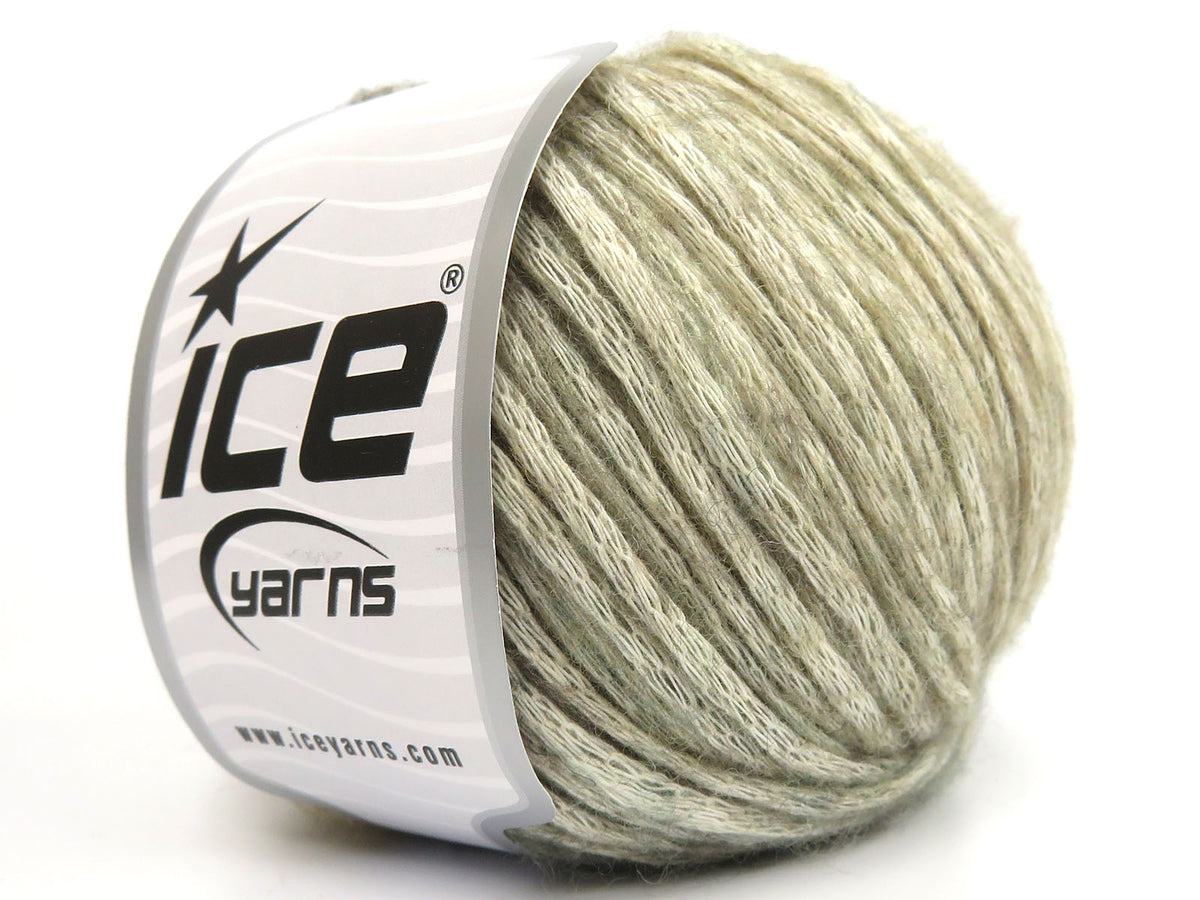 Ice Yarns Rock N Cotton Color – Cream, Brown, Grey – 8% Wool, 81% Cotton, 11% Acrylic
