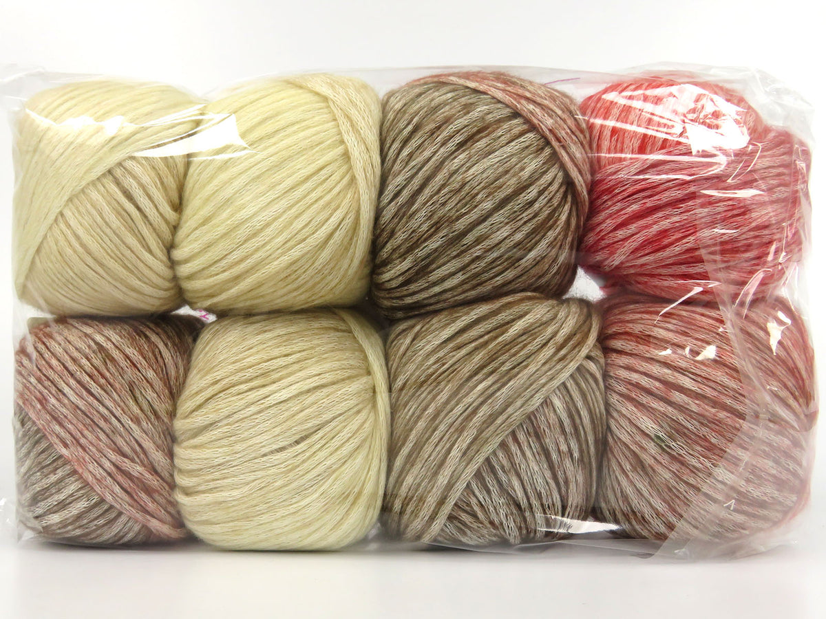 Rock N Cotton Color Cream, Brown, Red fnt2-84719