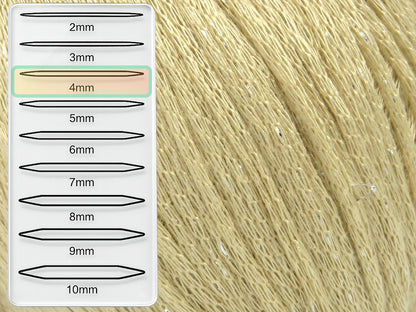 Viscose Glitz Dark Cream fnt2-84728